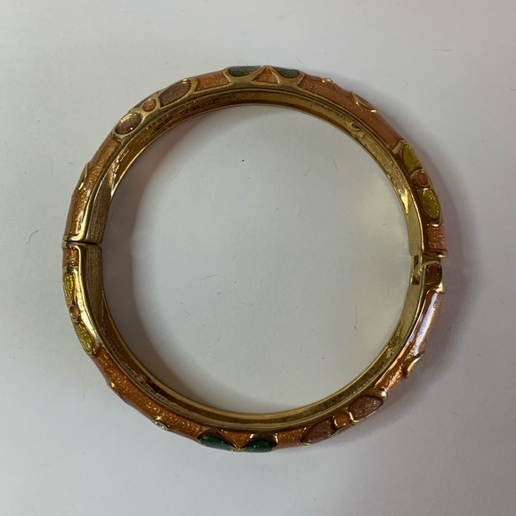 Enameled bangle bracelet - Picture 2 of 5